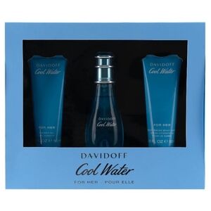 Davidoff Cool Water for Her Gift Set - Shower Gel, Body Lotion